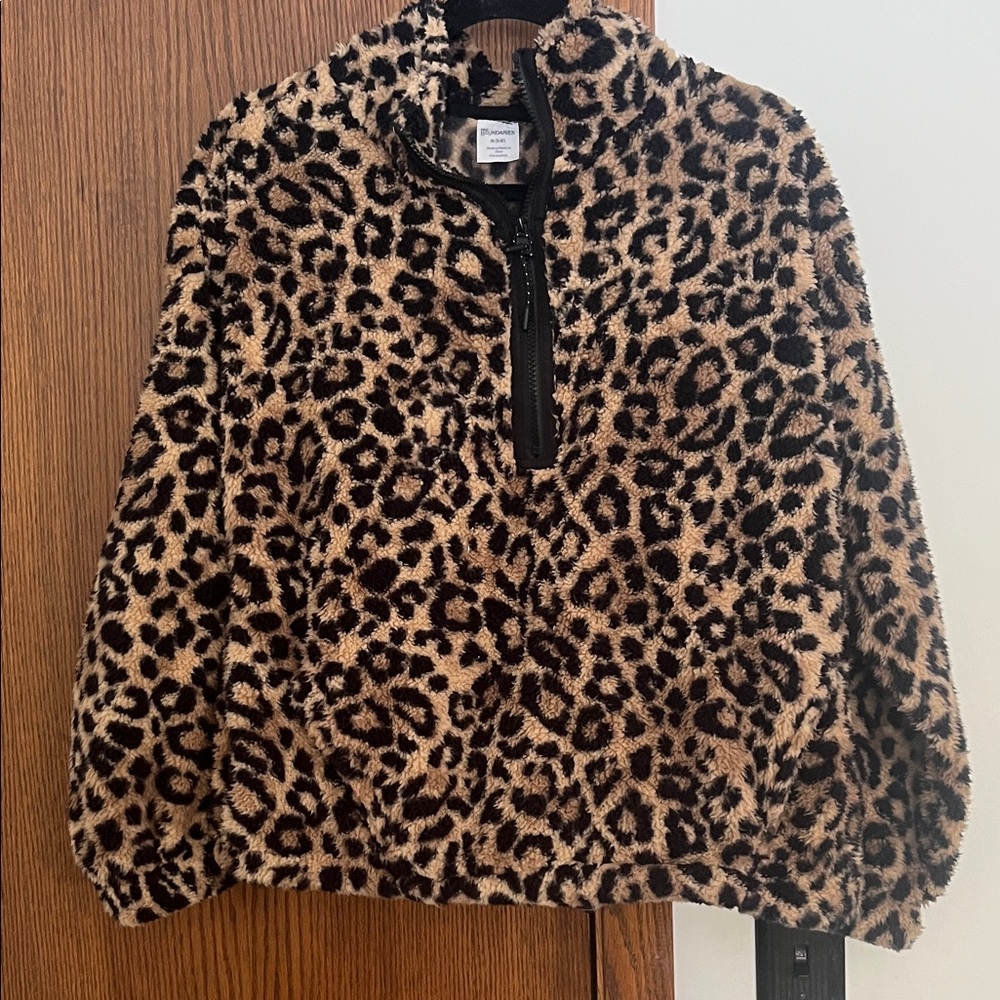 No Boundaries Animal Print Fleece Jacket